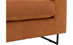 Goossens excellent fauteuil jovani bruin micro leer - 8201322-1