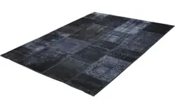 Goossens eco tapijt lancet zwart wol - 8201348-04