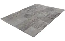 Goossens eco tapijt lancet grijs wol - 8201373-04