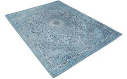 Goossens basic tapijt canto blauw katoen - 8201551-02