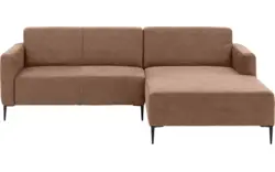 Goossens loungebank key west bruin micro leer - 8201624-395-01