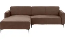 Goossens loungebank key west bruin micro leer - 8201624-396-gespiegeld-01