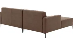 Goossens loungebank key west bruin micro leer - 8201624-396-gespiegeld-01