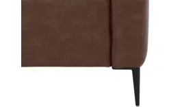 Goossens loungebank key west bruin micro leer - 8201624-396-gespiegeld-01