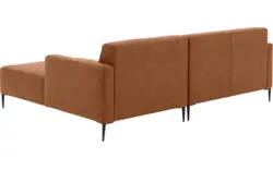 Goossens loungebank key west bruin micro leer - 8201624-399-01