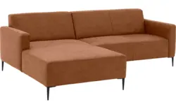 Goossens loungebank key west bruin micro leer - 8201624-399-gespiegeld-01