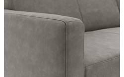 Goossens loungebank key west grijs micro leer - 8201624-402-01
