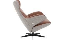 Goossens excellent relaxstoel avec grijs stof - 8201662-6