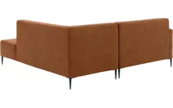 Goossens hoeksalon key west bruin micro leer - 8201997-399-01