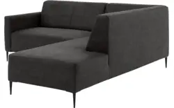 Goossens hoeksalon key west grijs micro leer - 8201997-400-01
