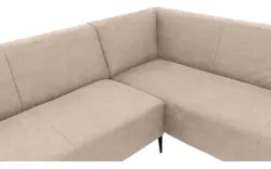 Goossens hoeksalon key west beige micro leer - 8201998-403-01