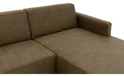 Goossens loungebank key west groen micro leer - 8202000-01