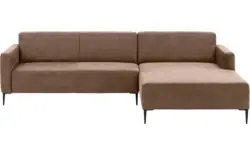 Goossens loungebank key west bruin micro leer - 8202000-394-01