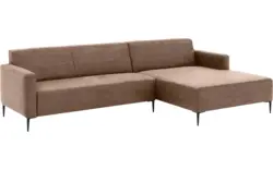 Goossens loungebank key west bruin micro leer - 8202000-394-01