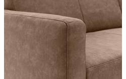 Goossens loungebank key west bruin micro leer - 8202000-394-01