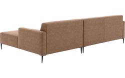 Goossens loungebank key west bruin micro leer - 8202000-395-03