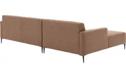 Goossens loungebank key west bruin micro leer - 8202000-395-gespiegeld-01