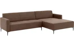 Goossens loungebank key west bruin micro leer - 8202000-396-01