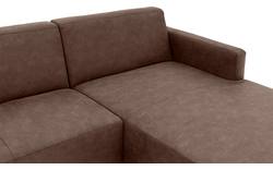 Goossens loungebank key west bruin micro leer - 8202000-396-01