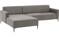 Goossens loungebank key west grijs micro leer - 8202000-402-gespiegeld-01