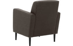 Goossens fauteuil hipp bruin stof - 8202002-370-02