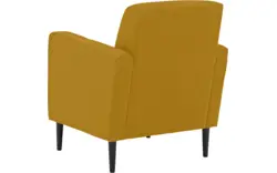 Goossens fauteuil hipp geel stof - 8202002-372-02