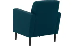 Goossens fauteuil hipp blauw stof - 8202002-56-02