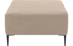 Goossens voetenbank key west beige micro leer - 8202017-403-01