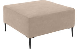 Goossens voetenbank key west beige micro leer - 8202017-403-02