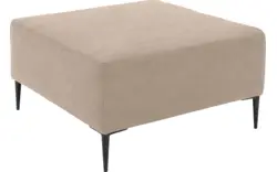 Goossens voetenbank key west beige micro leer - 8202017-403-01