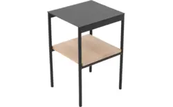 Goossens nachtkastje duc wit eiken - 8202026-1