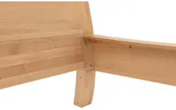 Goossens excellent bedframe donna onbewerkt eiken - 8180610-ledikant donna-01