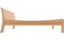 Goossens excellent bedframe donna onbewerkt eiken - 8180610-ledikant donna-01