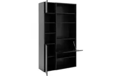 Goossens excellent wandmeubel ninth zwart eiken - 8202384-02