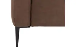 Goossens hoeksalon key west bruin micro leer - 8202397-01