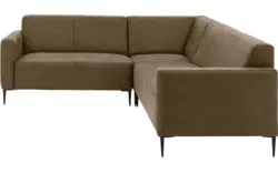 Goossens hoeksalon key west groen micro leer - 8202397-393-01