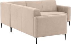 Goossens hoeksalon key west beige micro leer - 8202397-403-01