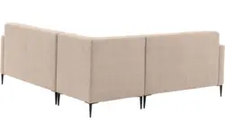 Goossens hoeksalon key west beige micro leer - 8202397-403-01