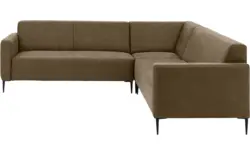 Goossens hoeksalon key west groen micro leer - 8202398-393-01