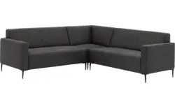 Goossens hoeksalon key west grijs micro leer - 8202398-400-01