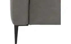 Goossens hoeksalon key west grijs micro leer - 8202398-402-01