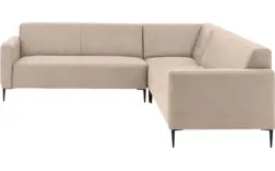 Goossens hoeksalon key west beige micro leer - 8202398-403-01