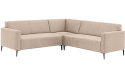 Goossens hoeksalon key west beige micro leer - 8202398-403-02