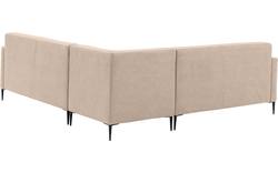 Goossens hoeksalon key west beige micro leer - 8202398-403-01