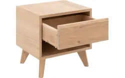 Goossens nachtkastje cosima wit eiken - 8202452-2