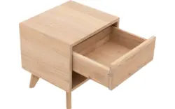 Goossens nachtkastje cosima wit eiken - 8202452-2
