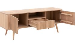 Goossens tv meubel seppe wit eiken - 8202880-01