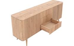 Goossens dressoir seppe wit eiken - 8202882-01