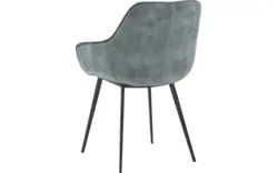 Goossens basic eetkamerstoel ebi blauw stof - 8203176-02