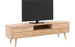 Goossens tv meubel bjarte wit eiken - 8203322-01